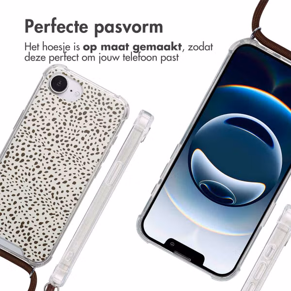 imoshion Design hoesje met koord Apple iPhone 16e - Desert Dots
