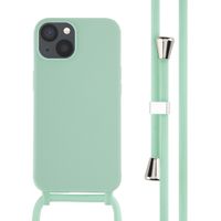 imoshion Siliconen hoesje met koord Apple iPhone 13 - Mintgroen