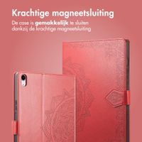 imoshion Mandala Bookcase Apple iPad 11 (2025) 11 inch A16 / iPad 10 (2022) 10.9 inch - Rood