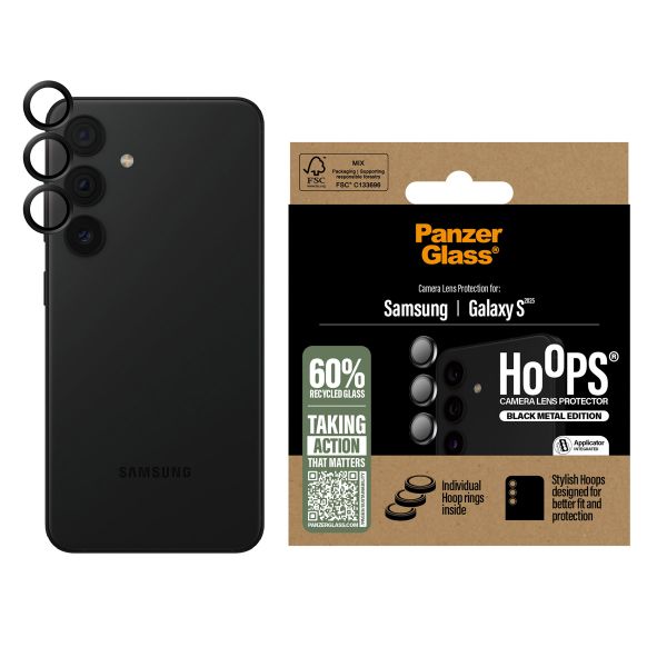 PanzerGlass Camera Protector Hoops Samsung Galaxy S25 - Zwart