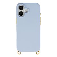 Selencia Rivièra MagSafe Backcover met afneembare haakjes Apple iPhone 17 - Powder Blue