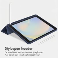 Accezz Smart Silicone Bookcase Apple iPad 9 (2021) 10.2 inch / iPad 8 (2020) 10.2 inch / iPad 7 (2019) 10.2 inch - Donkerblauw