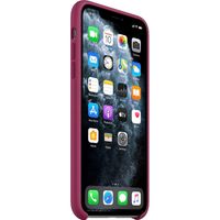 Apple Silicone Backcover Apple iPhone 11 Pro Max - Pomegranate