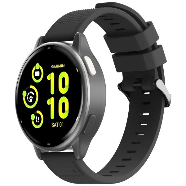 imoshion QuickFit® Siliconen bandje  - Garmin 22 mm aansluiting - Zwart