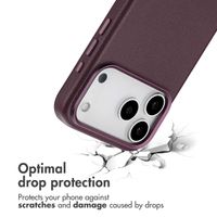 Accezz Leather Back Cover with MagSafe Apple iPhone 17 Pro Max - Heath Purple