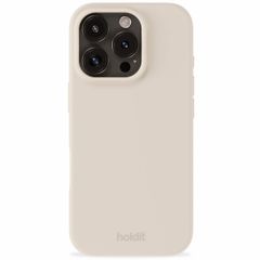 Holdit Silicone Case iPhone 16 Pro Max - Light Beige