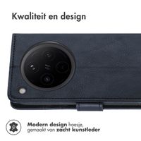 imoshion Luxe Bookcase Oppo Find X8 - Donkerblauw