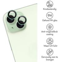 imoshion 2 Pack Camera lens protector Apple iPhone 15 / 15 Plus - Green