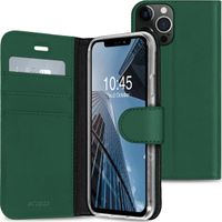 Accezz Wallet Softcase Bookcase iPhone 13 Pro - Groen