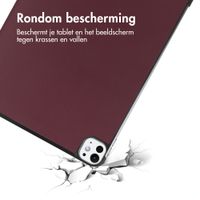 imoshion Trifold Bookcase Apple iPad Pro 11 (2025) M5 / (2024) M4 - Bordeaux