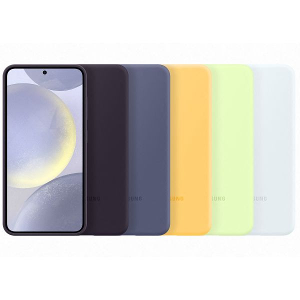 Samsung Originele Silicone Backcover Samsung Galaxy S24 - Light Green