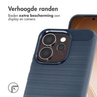 imoshion Brushed Backcover Oppo Reno15 Pro (5G) - Donkerblauw