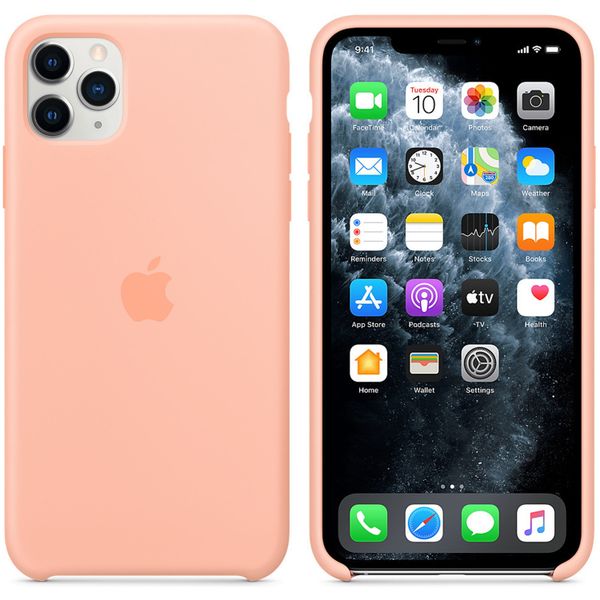 Apple Silicone Backcover iPhone 11 Pro Max - Grapefruit