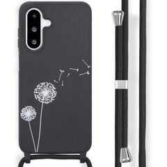 imoshion Siliconen design hoesje met koord Samsung Galaxy A26 - Dandelion Black