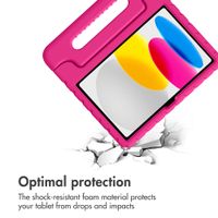 imoshion Kids-Proof Back Cover with Handle Apple iPad 11 (2025) 11 inch A16 / iPad 10 (2022) 10.9 inch - Pink