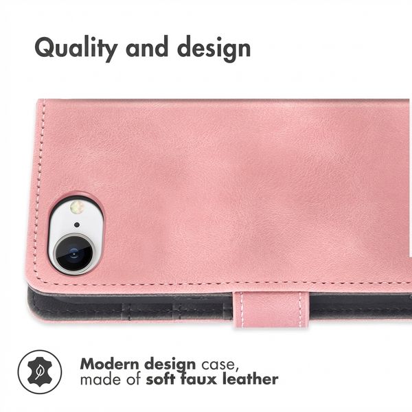 imoshion Bookcase with Strap Apple iPhone 17e / 16e - Pink
