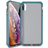 Itskins Supreme Frost Backcover iPhone Xs / X - Zwart / Blauw