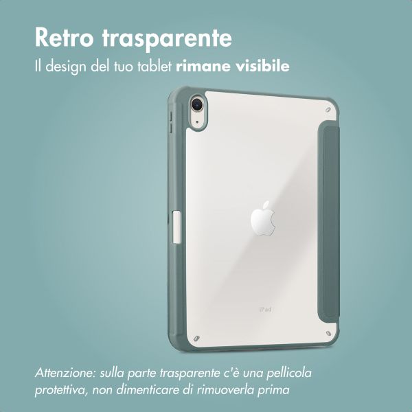 imoshion Origami Bookcase Apple iPad 11 (2025) 11 inch A16 / iPad 10 (2022) 10.9 inch - Donkergroen