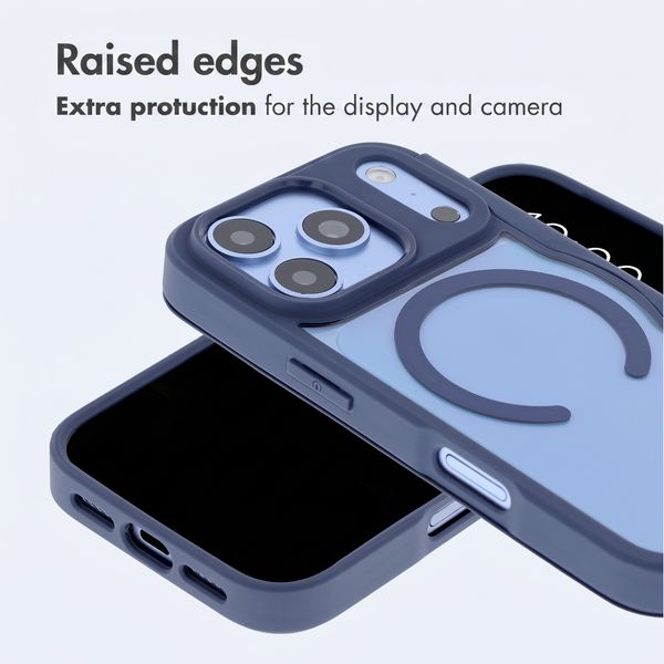 imoshion Transparent Wallet Case with MagSafe Apple iPhone 18 Pro / 17 Pro - Blue