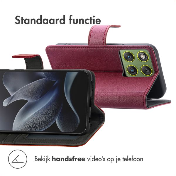 imoshion Luxe Bookcase Motorola Edge 70 - Bordeaux