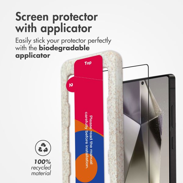 Accezz Tempered Glass Full Cover Screen protector with Applicator Samsung Galaxy S25 Ultra