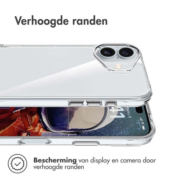 imoshion Rugged Air Case Apple iPhone 16 - Transparant