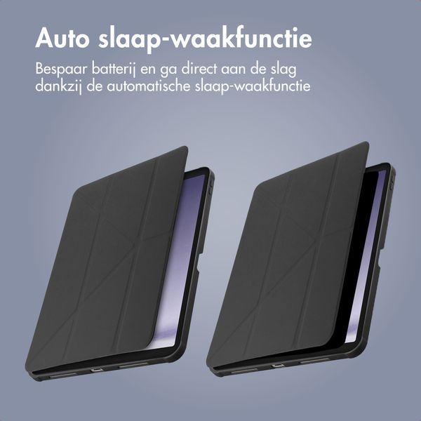 imoshion Origami Bookcase Samsung Galaxy Tab A9 Plus - Zwart