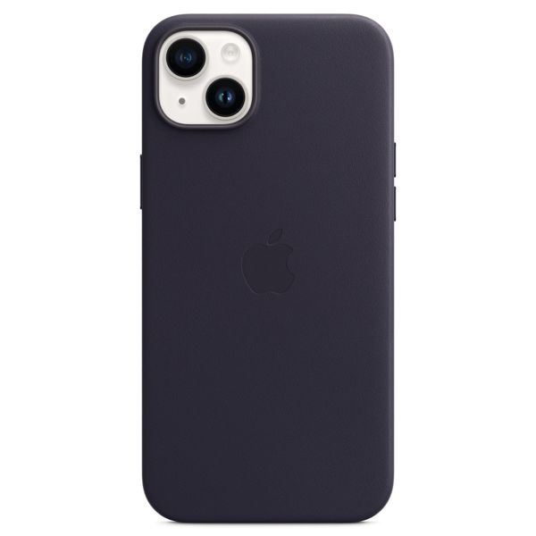 Apple Leather Backcover MagSafe Apple iPhone 14 Plus - Ink