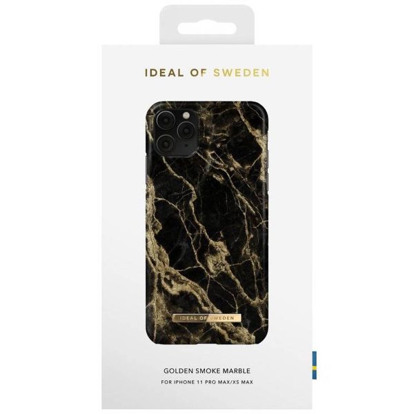 iDeal of Sweden Fashion Backcover iPhone 11 Pro Max - Golden Smoke Marble