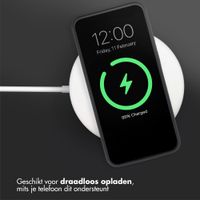 Accezz Liquid Silicone Backcover Samsung Galaxy A37 (5G) - Stone