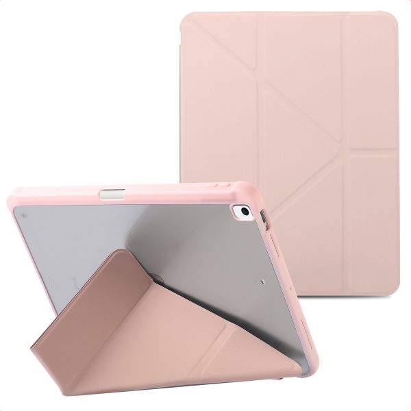 imoshion Origami Bookcase iPad 9 (2021) 10.2 inch / iPad 8 (2020) 10.2 inch / iPad 7 (2019) 10.2 inch - Roze