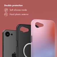 Selencia Vivid Back Cover with MagSafe Apple iPhone 17e / 16e - Gradient Soft Blush