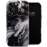 Selencia Vivid Backcover met MagSafe Apple iPhone 16 Pro Max - Chic Marble Black