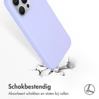 Accezz Liquid Silicone Backcover met MagSafe Apple iPhone 15 Pro Max - Paars