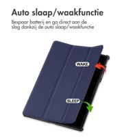 imoshion Trifold Bookcase Lenovo Idea Tab Pro Gen 2 - Donkerblauw