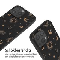 imoshion Siliconen design hoesje met koord Apple iPhone 16 Pro Max - Sky Black