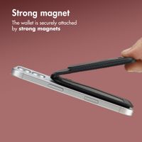 Accezz Leather Wallet with Stand - Compatible with MagSafe and Qi2 - Onyx Black