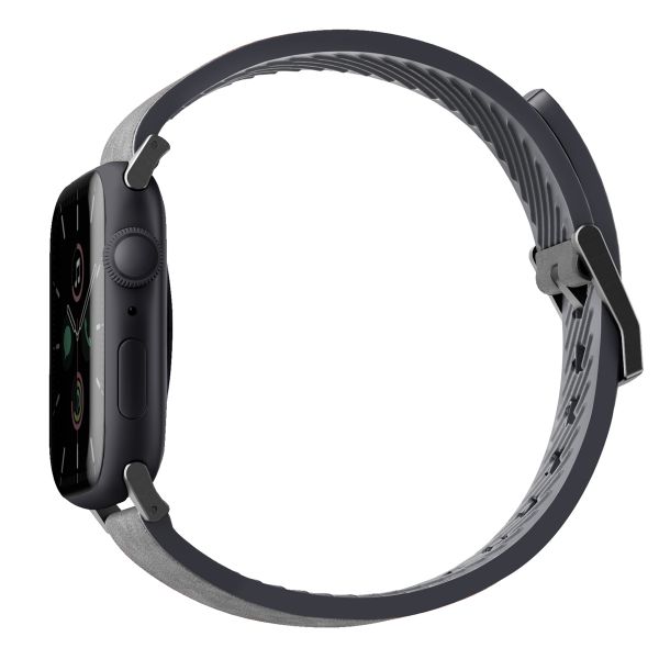 Uniq Straden Waterproof leren bandje Apple Watch Series 1 t/m 11 / SE / Ultra (44/45/46/49 mm) - Rhino