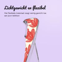 Hoesje met eigen foto en/of tekst Apple iPhone 15 - Bloemen