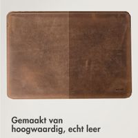 Accezz Leather Laptop hoes Apple MacBook 14 inch - Laptopsleeve - Cognac