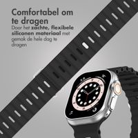 Accezz Ocean bandje Apple Watch Series 1 - 9 / SE (38/40/41 mm) | Series 10 / 11 (42 mm) - Zwart