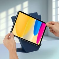 Accezz High Stand tablet case Apple iPad 11 (2025) 11 inch A16 / iPad 10 (2022) 10.9 inch - Donkerblauw