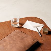 Accezz Leather Laptop hoes met rits 13-14 inch - Laptopsleeve - Cognac