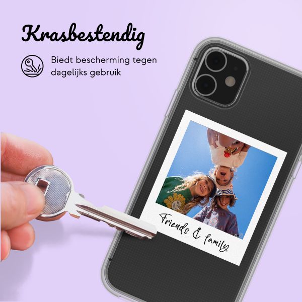 Gepersonaliseerd hoesje met polaroid iPhone 11 - Transparant