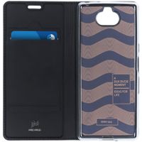 Dux Ducis Slim Softcase Bookcase Sony Xperia 10 - Zwart