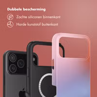 Selencia Vivid Backcover met MagSafe Apple iPhone 17 Pro Max - Gradient Soft Blush