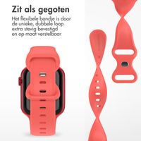 imoshion Siliconen⁺ bandje Apple Watch Series 1 t/m 10 / SE / Ultra (2) (44/45/46/49 mm) - Coral - Maat M/L