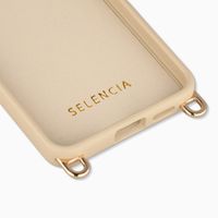 Selencia Rivièra MagSafe Backcover met afneembare haakjes Samsung Galaxy A57 (5G) - Milky Latte