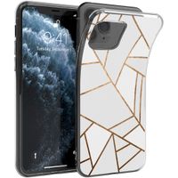 imoshion Design hoesje iPhone 11 Pro - Grafisch Koper / Wit