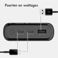 imoshion Powerbank 27.000 mAh - Quick Charge en Power Delivery - Zwart